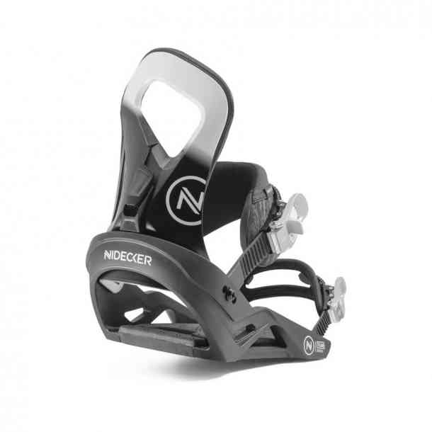 Nidecker Team black snowboard bindings