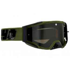 Gogle Spy MX Foundation Reverb Olive HD Smoke with Black Spectra Mirror - HD Clear