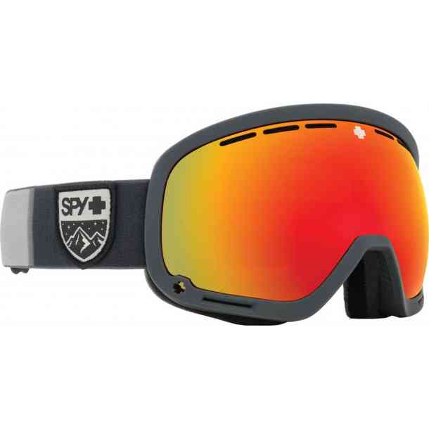 Spy Goggle Spy Marshall Essential Black - Happy Gray Green w/Red Spectra + Happy Yellow w/Lucid Green (bonus lens)