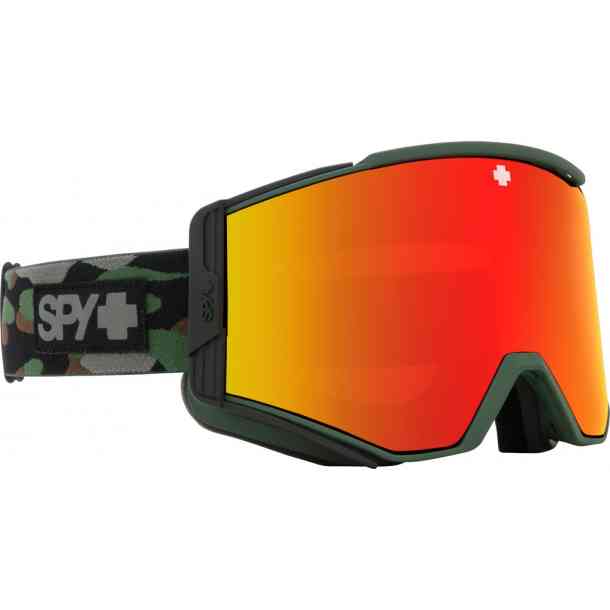 Spy Ace Herringbone Gray - Happy Yellow w/Green Spectra (spare lens)