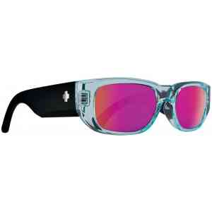 Okulary przeciwsłoneczne Spy Genre (trans aqua mat black/happy gray purple spectra)