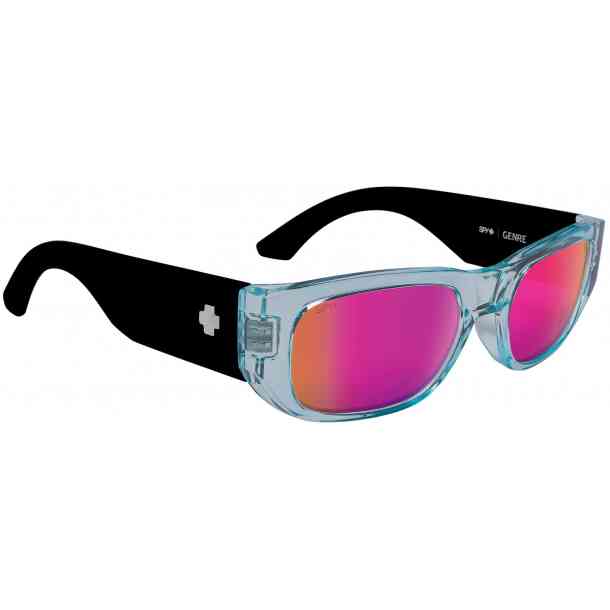 Okulary przeciwsłoneczne Spy Genre (trans aqua mat black/happy gray purple spectra)