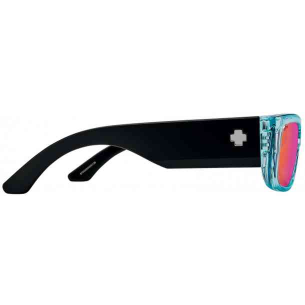 Okulary przeciwsłoneczne Spy Genre (trans aqua mat black/happy gray purple spectra)