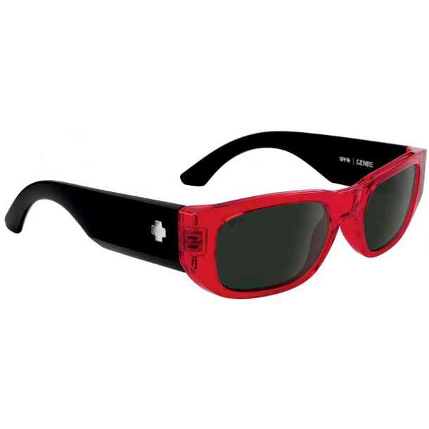 Spy Genre sunglasses (trans aqua matte black/happy gray purple spectra)