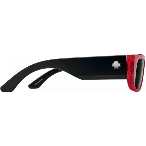 Okulary przeciwsłoneczne Spy Genre (trans red mat black/happy gray green)