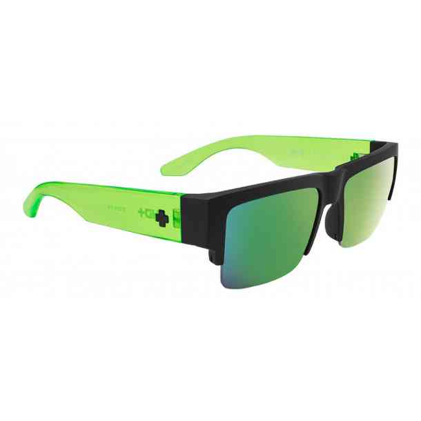 Okulary przeciwsłoneczne Spy Cyrus 5050 (soft mt black trans green/happy green spectra)