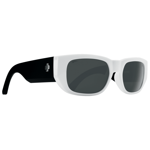 Spy Genre sunglasses (white happy gray/white mirror)