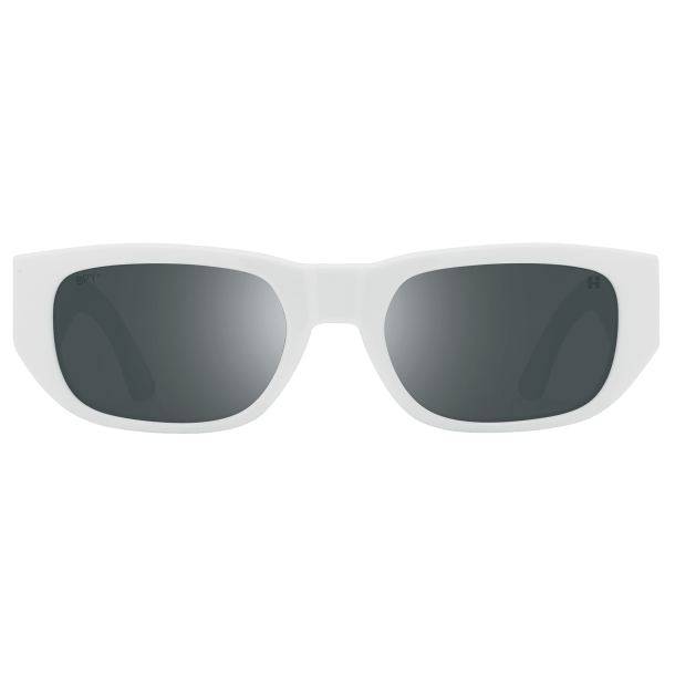 Spy Genre sunglasses (white happy gray/white mirror)