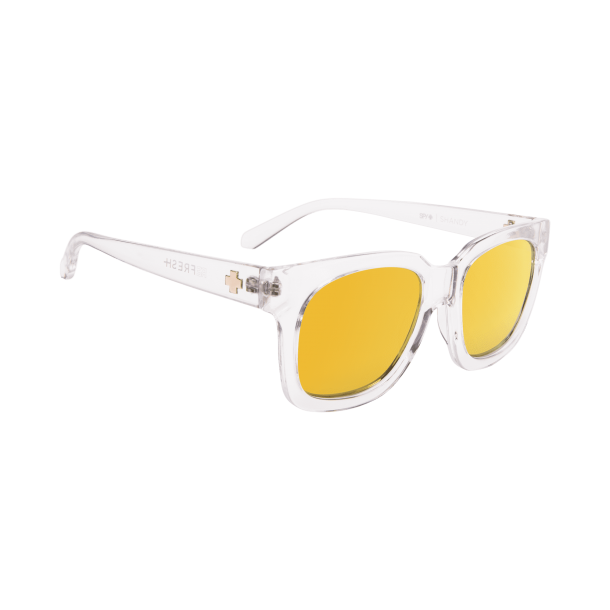 Spy Shandy sunglasses (crystal gray/gold mirror)