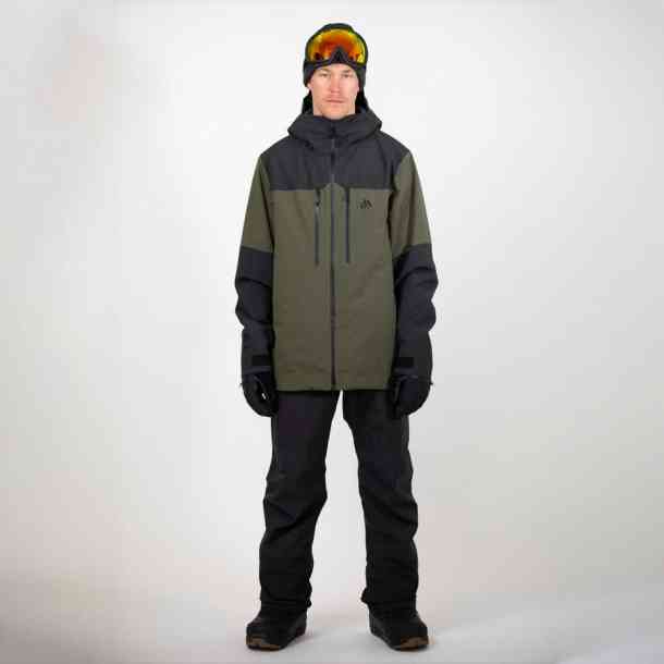 Jones Mountain Surf Parka Pine Green snowboard jacket