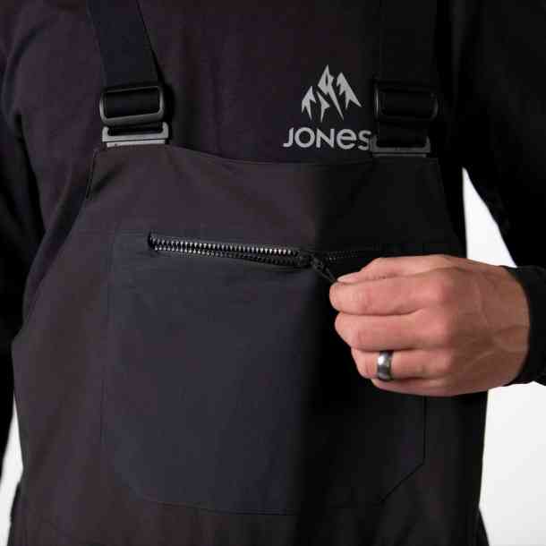 Jones Mountain Surf BIb snowboard pant (black)