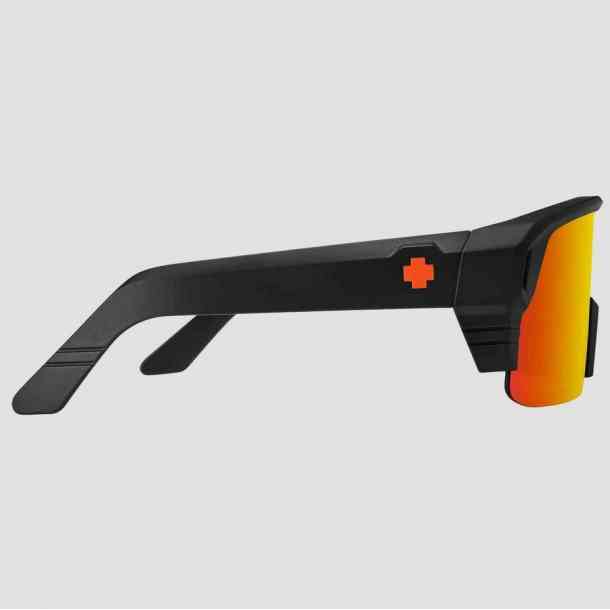 Spy Monolith sunglasses (matte black /happy gray green black mirror)