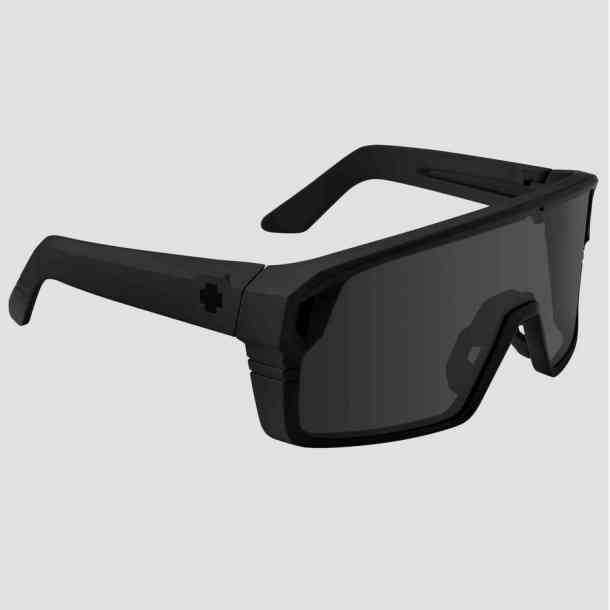 Spy Monolith sunglasses (matte black /happy gray green black mirror)