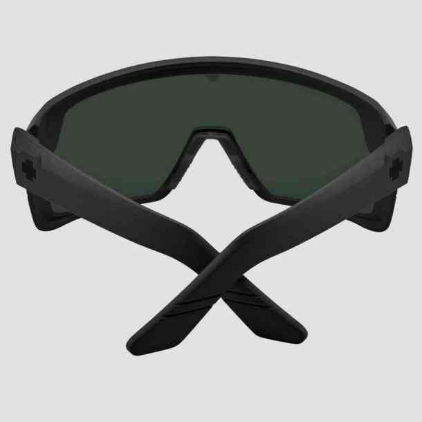Spy Monolith sunglasses (matte black /happy gray green black mirror)
