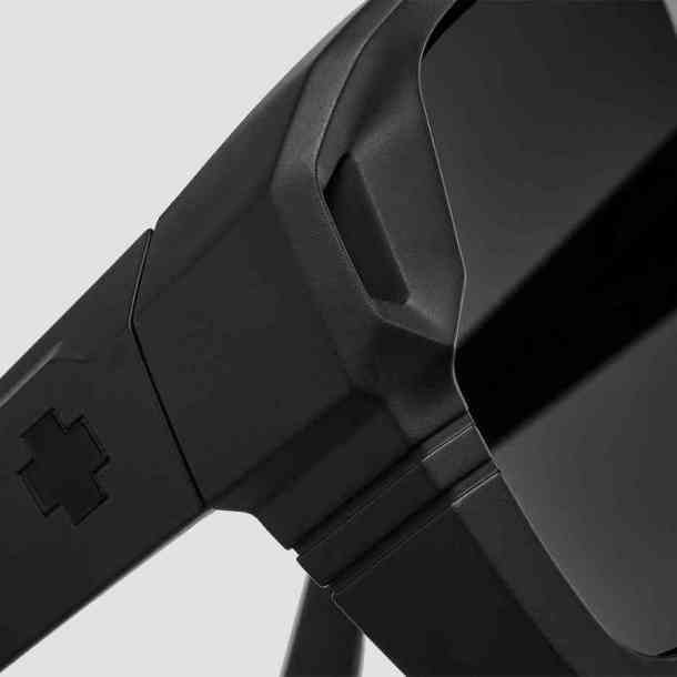 Spy Monolith sunglasses (matte black /happy gray green black mirror)