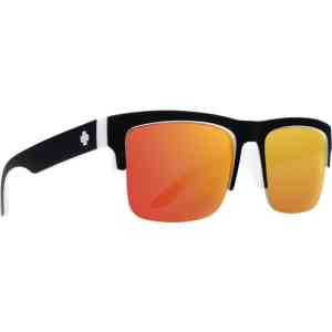 Spy Discord Sunglasses Soft Matte Dark Gray HD+ Polarized w/Red Spectra