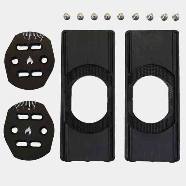 Spark solid board canted pucks