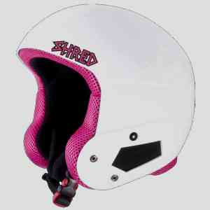Shred Brain Bucket Whitey (pink) helmet