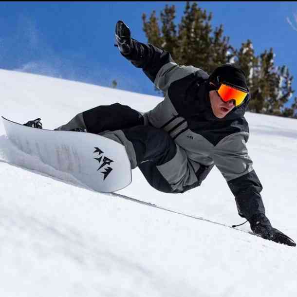 Spodnie snowboardowa Jones Mountain Surf Bib (frosti blue)
