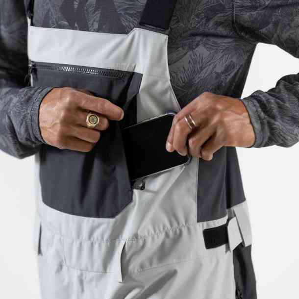 Jones Mountain Surf Bib snowboard pant (herb green)