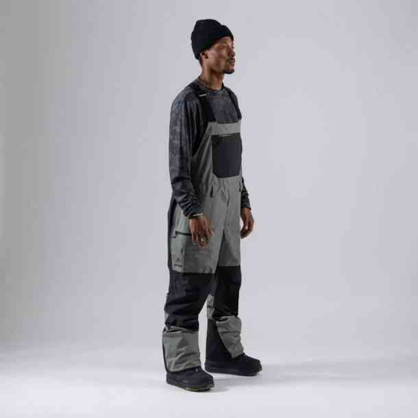 Jones Mountain Surf Bib snowboard pant (herb green)