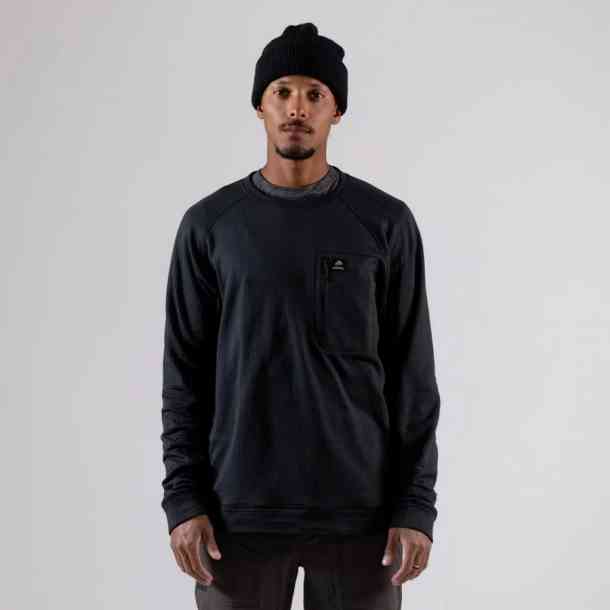 Techniczna bluza Jones Flagship Grid Fleece Crew (black)