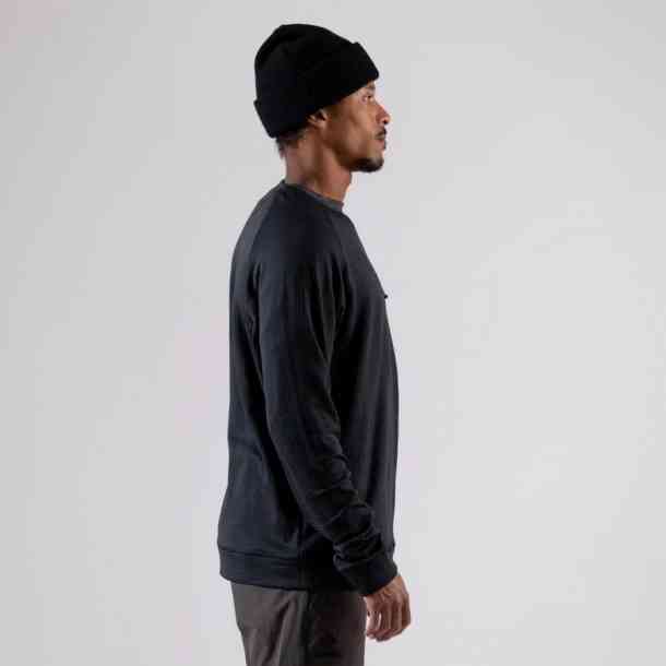 Techniczna bluza Jones Flagship Grid Fleece Crew (black)