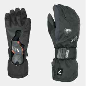 Rękawice snowboardowe Level Fly z ochroną nadgarstka (black)