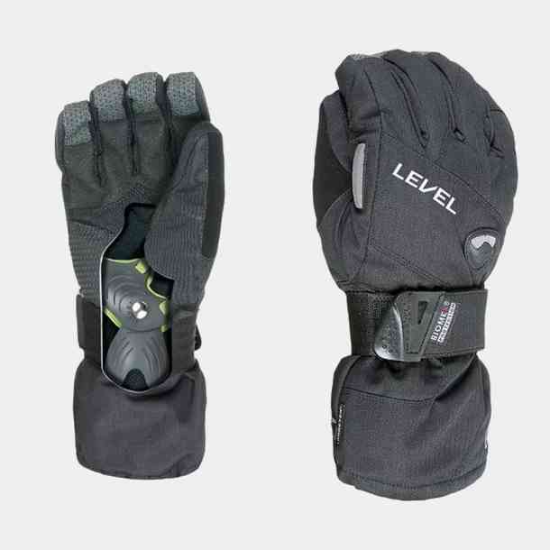 Level Half Pipe Gore-Tex Biomex snowboard gloves (black)