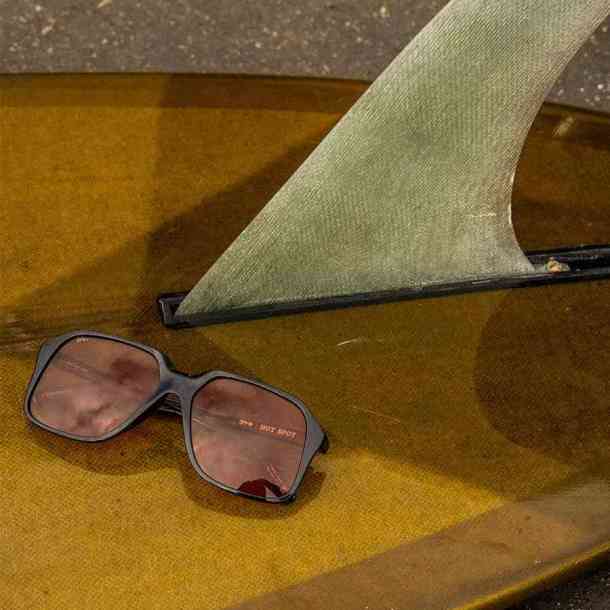 Spy Hotspot sunglasses (matte trans amber/smoke fade)