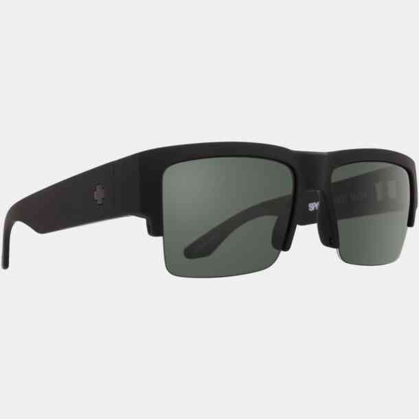 Okulary Przeciwsłoneczne Spy Cyrus 5050 Soft Matte Black - Happy Gray Green Polarized