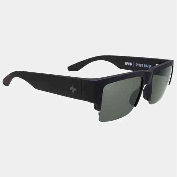 Okulary Przeciwsłoneczne Spy Cyrus 5050 Soft Matte Black - Happy Gray Green Polarized