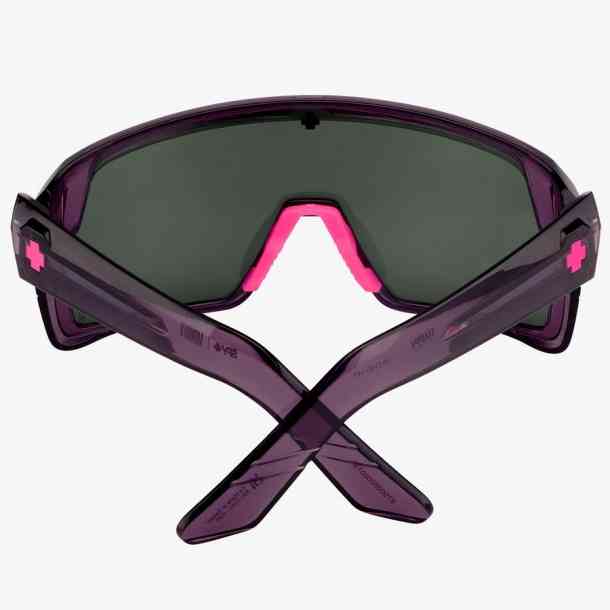 Spy Monolith sunglasses (translucente dark purple/happy gray grn)