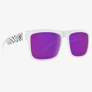 Okulary przeciwsłoneczne Spy Discord Slayco (matte white/happy purple)