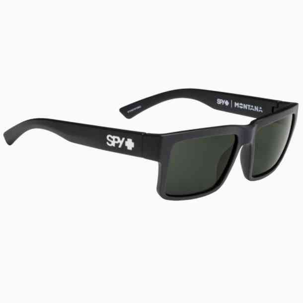 Spy Montana sunglasses (soft matte black happy bronze/gold mirror)