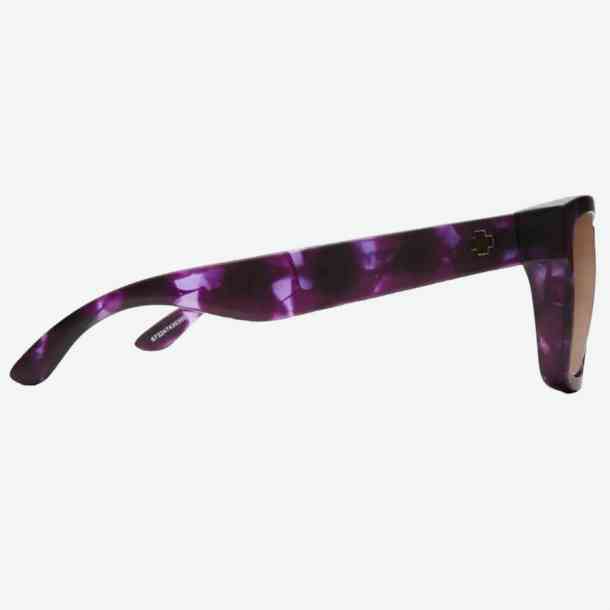 Okulary Przeciwsłoneczne Spy Bowie Soft Matte Purple Tort - Happy Bronze Fade