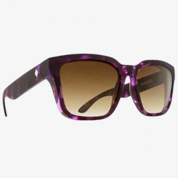 Okulary Przeciwsłoneczne Spy Bowie Soft Matte Purple Tort - Happy Bronze Fade