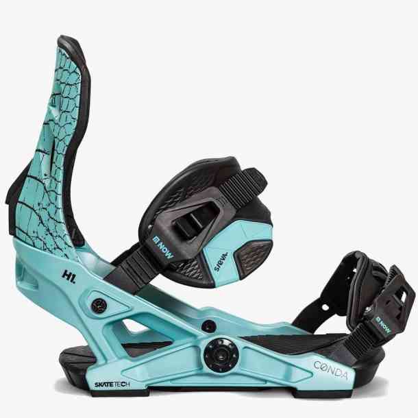 Now Conda snowboard bindings  (teal/black)