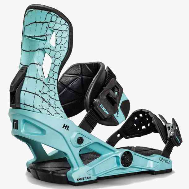 Now Conda snowboard bindings  (teal/black)