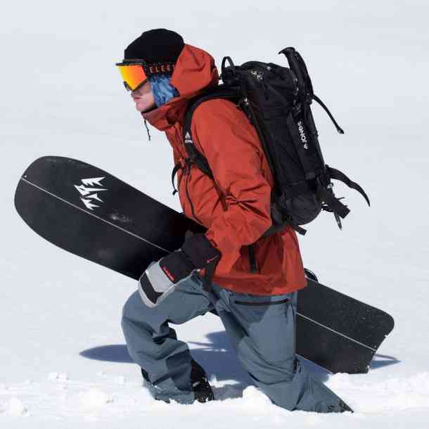 Męskie spodnie snowboardowa Jones Stretch 3L Shralpinist Bib (ash blue)