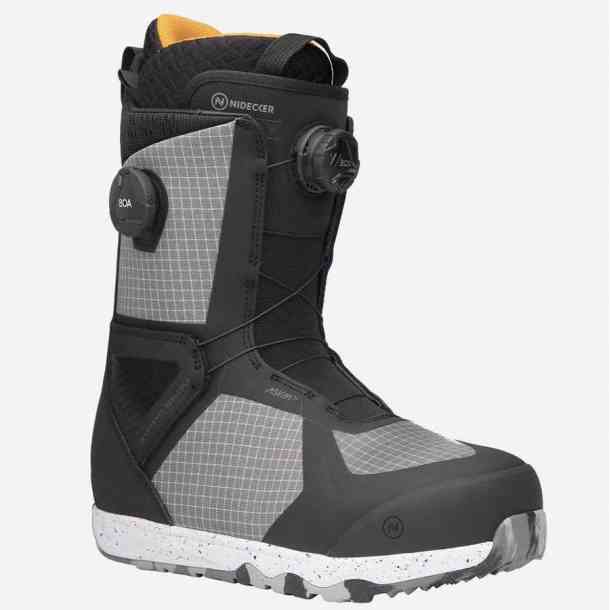 Men's Nidecker Kita double Boa snowboard boots (grey)