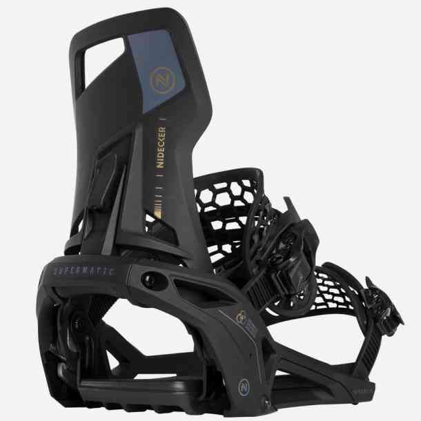 Men&#039;s Nidecker Supermatic snowboard bindings (black)