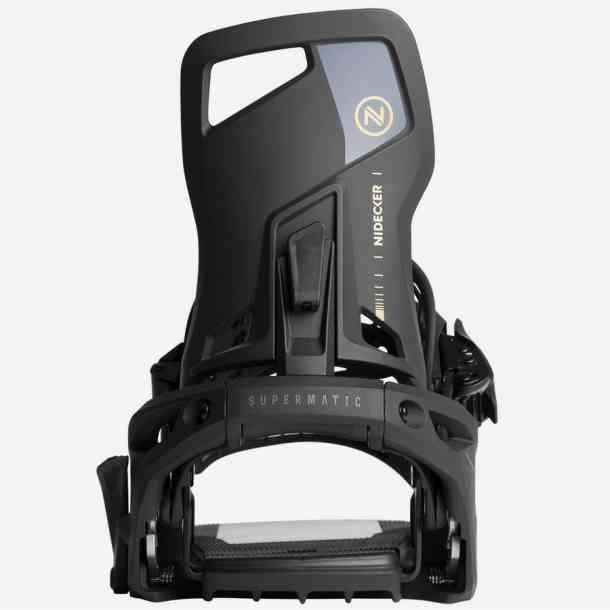 Men&#039;s Nidecker Supermatic snowboard bindings (black)