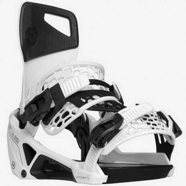 Nidecker Supermatic unisex snowboard bindings (white)