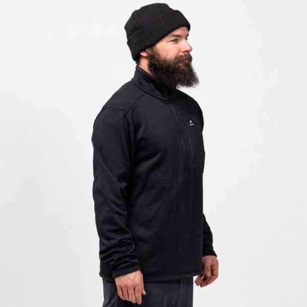 Techniczna bluza Jones Flagship Grid Half Zip (stealth black)