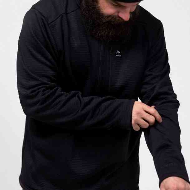 Techniczna bluza Jones Flagship Grid Half Zip (stealth black)