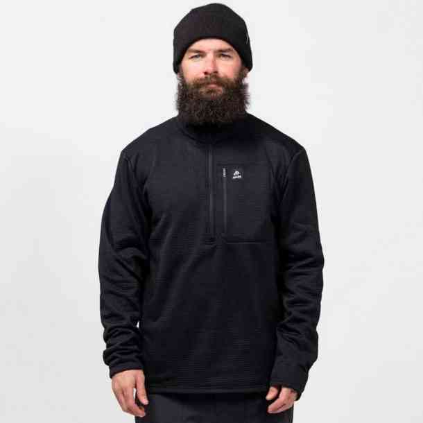 Techniczna bluza Jones Flagship Grid Half Zip (stealth black)