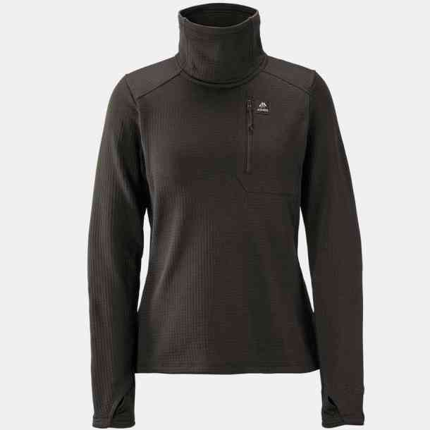 Jones Men&#039;s Flagship Recycled Grid half zip (black)