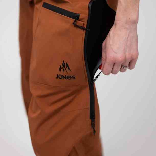Damskie spodnie snowboardowa Jones Shralpinist 3L Stretch (terracotta)