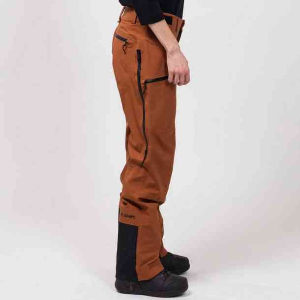 Women's Jones Shralpinist 3L Stretch snowboard bib pant (down blue)